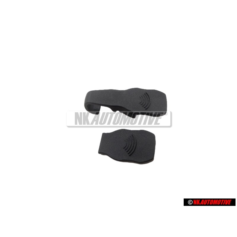 Γνήσιο Audi Άγκιστρο Ανάρτησης Σατινέ Μαύρο - 4F9861849A 01C