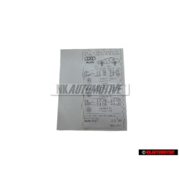 Γνήσιο Audi Πινακίδα Για Πίεση Ελαστικών - 8E5010375D