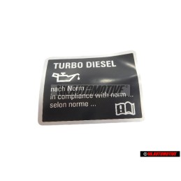 Γνήσιο VW Πινακίδα - 059010163K