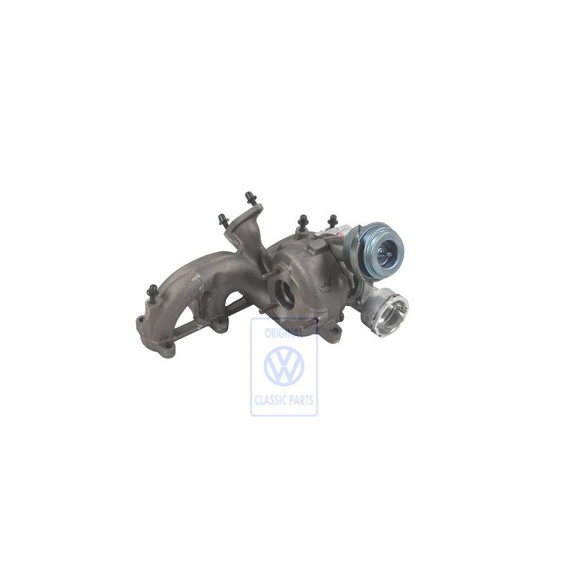 Γνήσιο VW Πολλαπλή Εξαγωγής Με Υπερσυμπ Καυσαερίων Turbo - 038253019Q