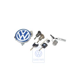 Γνήσιο VW 1 Σετ Κυλίνδρου Κλειδαριάς Για Λαβή Πόρτας, Πίσω Καπό - 1C9800375A