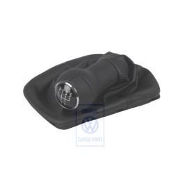 Γνήσιο VW Λαβή Αλλαγής Ταχυτήτων Δέρμα Με Επένδ Μοχλού Ταχυτ. 