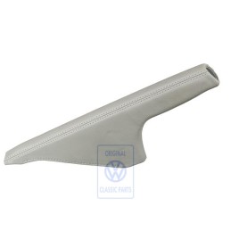 Γνήσιο VW Λαβή Χειρόφρενου Με Επένδυση Δέρμα Flanell Γκρι - 1J0711461A 9EX