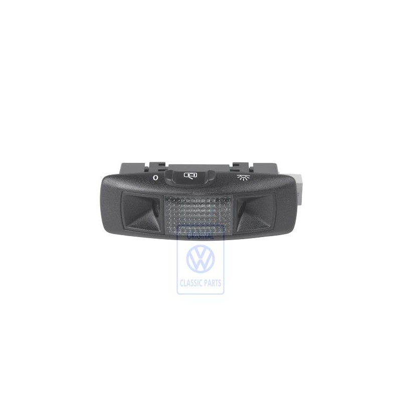 Γνήσιο VW Λυχνία Ανάγνωσης Με Αισθητήρα Υπερήχων Σατινέ Μαύρο - 1J0951172F B41