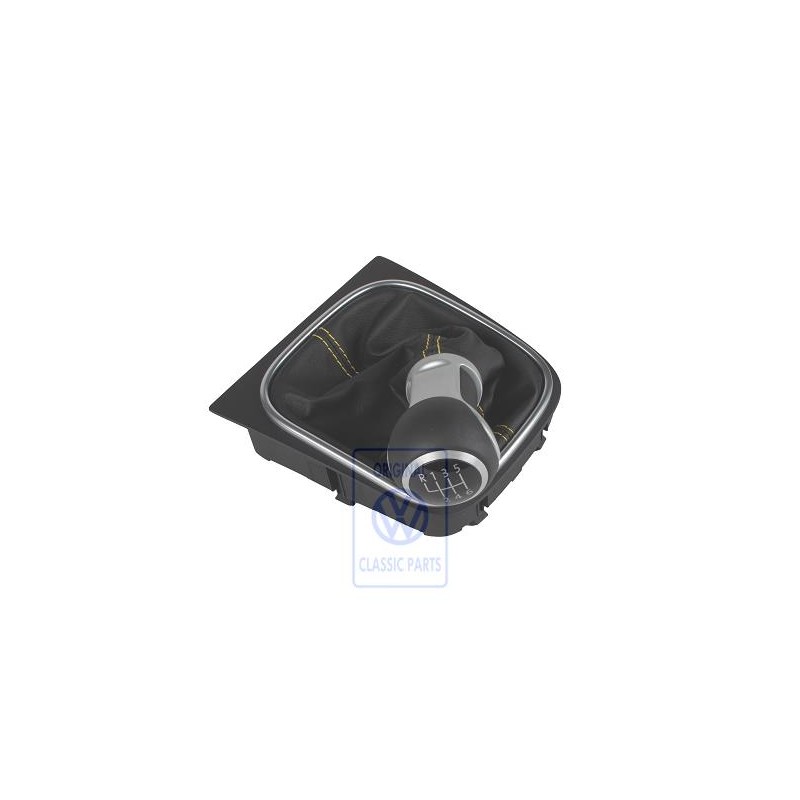 Γνήσιο VW Λαβή Μοχλού Ταχυτ. Αλουμ. Με Επένδυση Μοχλού Ταχυτ. 