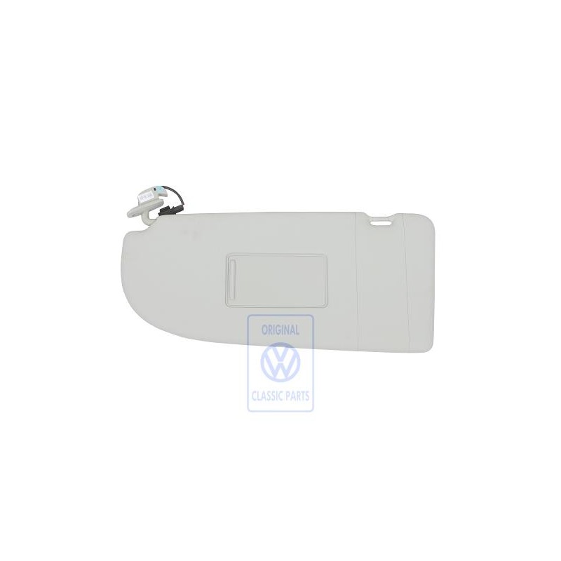 Γνήσιο VW Σκιάδιο Με Φωτιζόμενο Καθρέφτη Και Κάλυμμα Γκρι Πέρλα - 2K0857551C 2F4