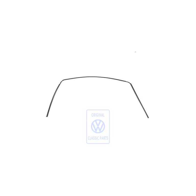 Γνήσιο VW Διακοσμητική Λωρίδα Για - Πίσω Παρμπρίζ Σατινέ Μαύρο - 357853341 01C