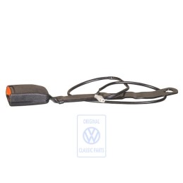 Γνήσιο VW Κλειδαριά Ζώνης Με Επαφή Προειδοποίησης Σατινέ Μαύρο - 3A0857756B 01C