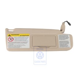 Γνήσιο VW Σκιάδιο Με Καθρέφτη Και Κάλυμμα Κρεμ Μπεζ - 3B0857552E 9PY