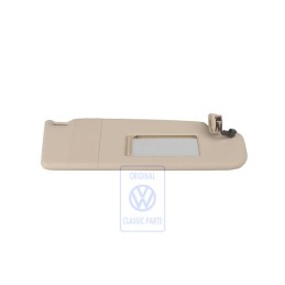 Γνήσιο VW Σκιάδιο Με Καθρέφτη Και Κάλυμμα Κρεμ Μπεζ - 3B0857552Q 9PY