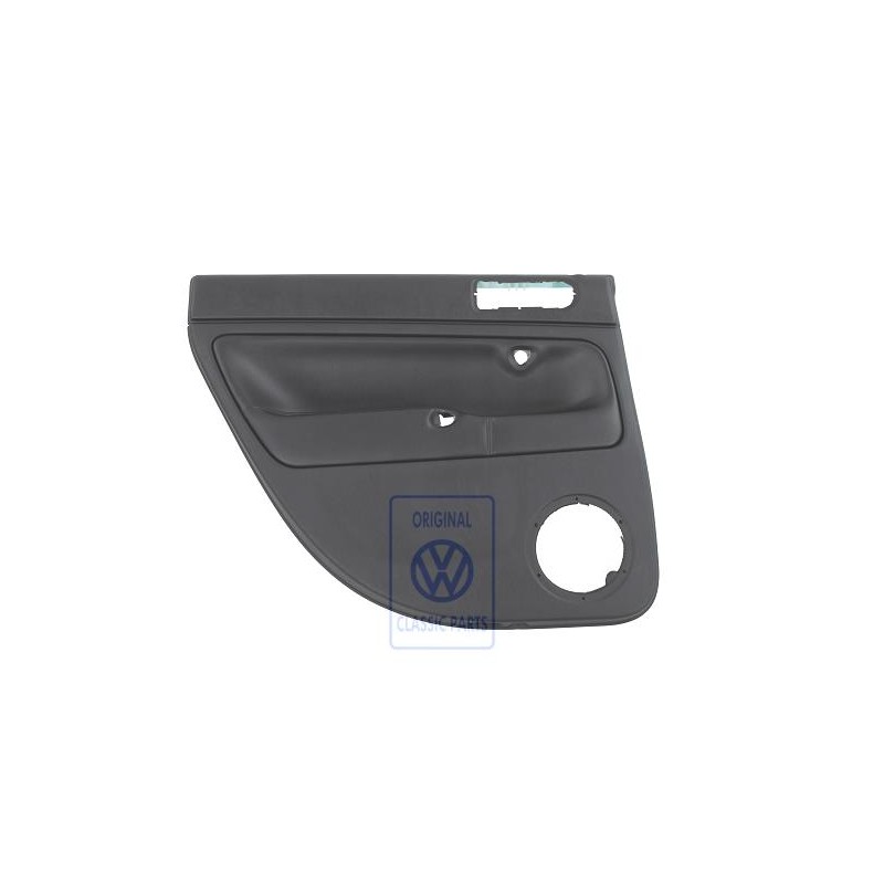 Γνήσιο VW Επένδυση Πόρτας Δέρμα/Συνθετικό Δέρμα Μαύρο/Μαύρο - 3B5867211BMLLL
