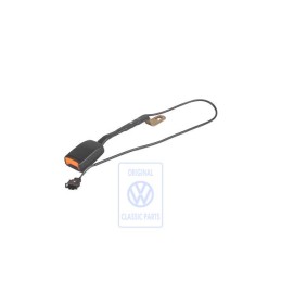 Γνήσιο VW Κλειδαριά Ζώνης Με Επαφή Προειδοποίησης Σατινέ Μαύρο - 535857755D 01C