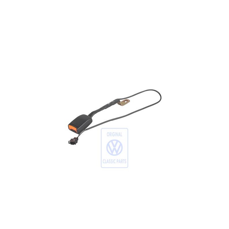 Γνήσιο VW Κλειδαριά Ζώνης Με Επαφή Προειδοποίησης Σατινέ Μαύρο - 535857755D 01C