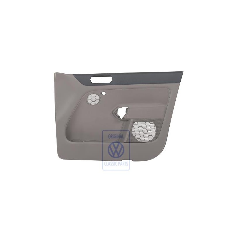 Γνήσιο VW Επένδυση Πόρτας Ύφασμα Titan Μαύρο/Latte Macchiato - 5M1867012AKVBM