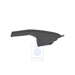 Γνήσιο VW Λαβή Χειρόφρενου Με Επένδυση Δέρμα Μαύρο/Muskat - 6R0711461Q DIT