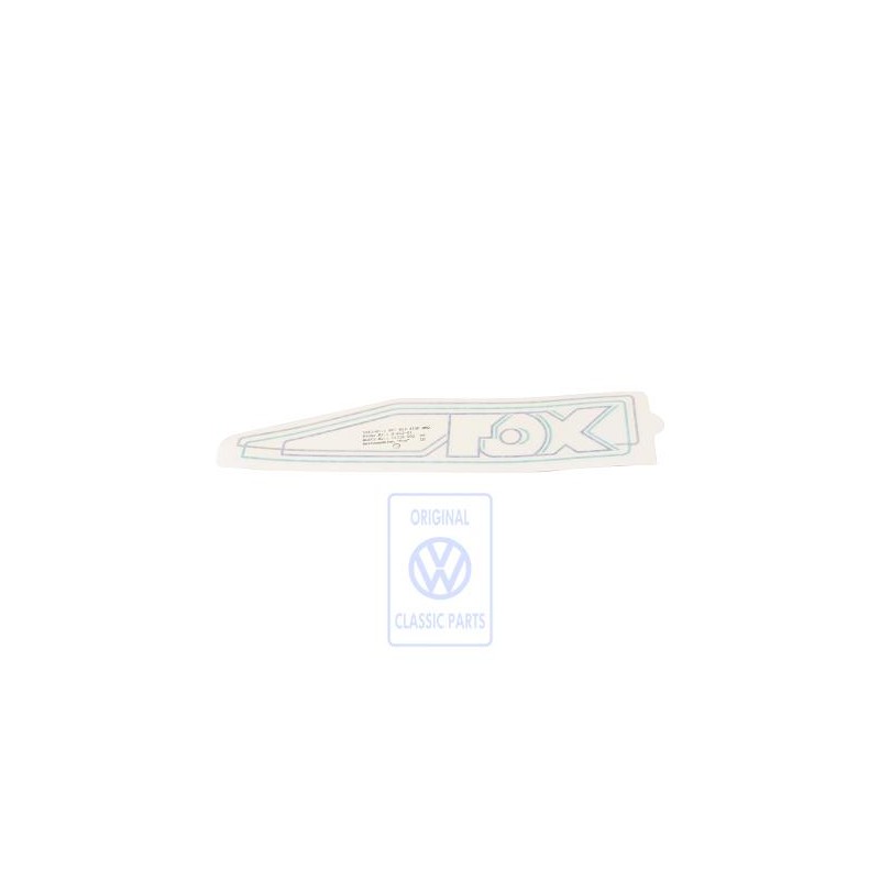 Γνήσιο VW Διακ. Λωρίδα Για Πλαϊνό Τμήμα - 867853433F BBQ