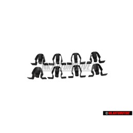 8x Γνήσιο VW Κλιπ - 535858098