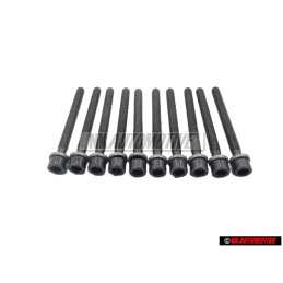 10x Γνήσιο VW Κυλινδρική Βίδα Με Εσωτερική Πολύσφηνη Κεφαλή - 021103384D