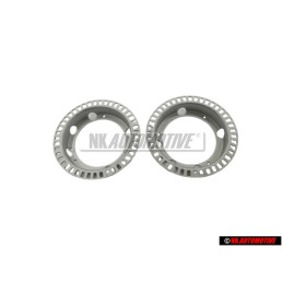 2x Γνήσιο VW Τυφλό Καπάκι Σατινέ Μαύρο - 357957087 01C