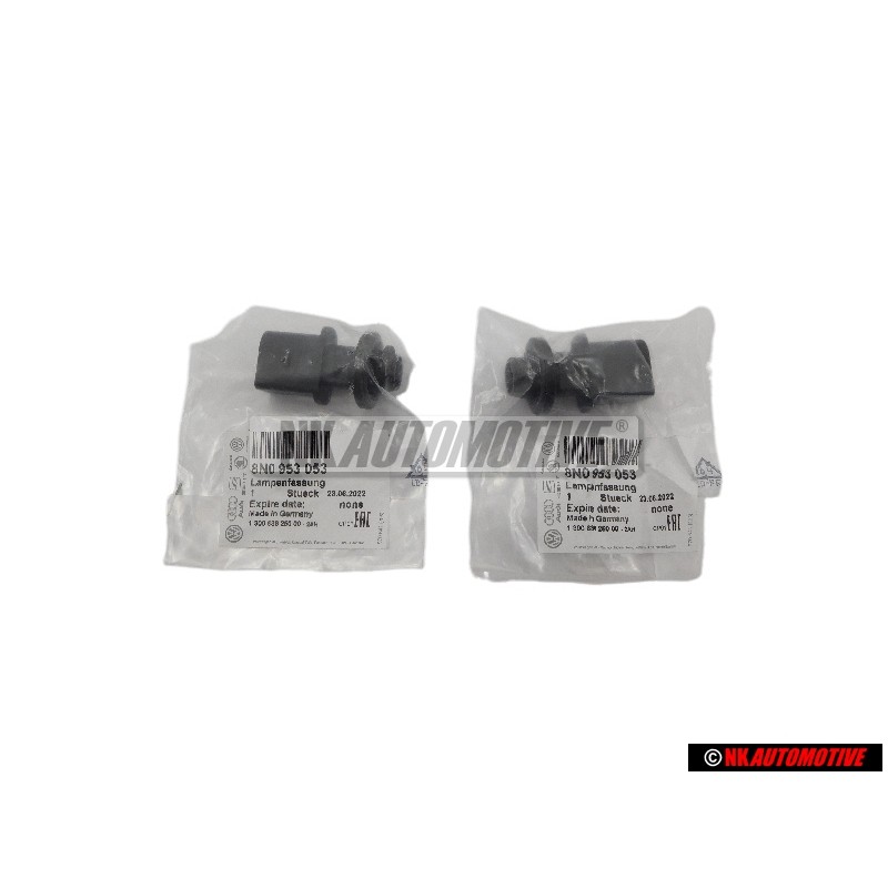 2x Γνήσιο VW Φορέας Λαμπτήρα - 8N0953053