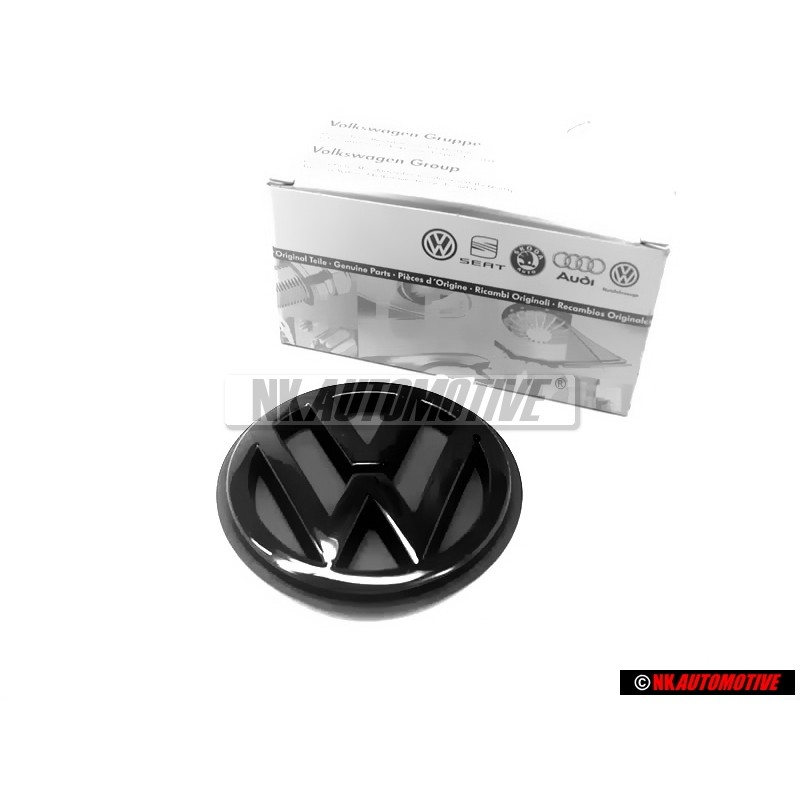 Γνήσιο VW Οπίσθιο Σήμα Έμβλημα Μάυρο - 1H6853630C 01C