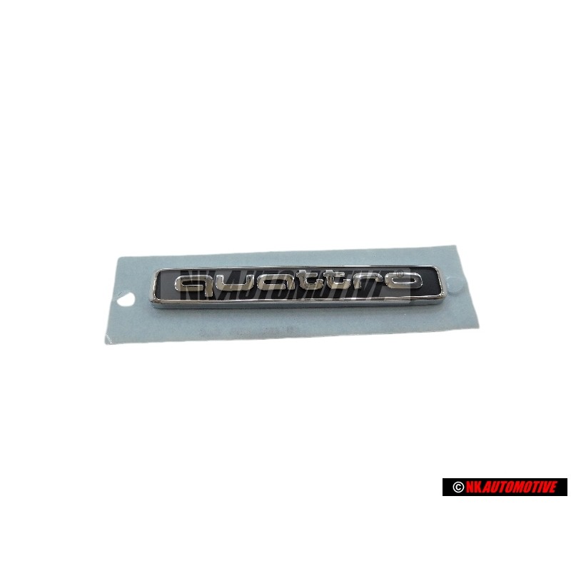 Γνήσιο Audi QUATTRO Οπίσθιο Σήμα Έμβλημα Μάυρο Χρωμέ - 8V0853737A