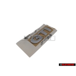Γνήσιο VW GTI Οπίσθιο Σήμα Έμβλημα Χρωμέ - 1J0853675B 739
