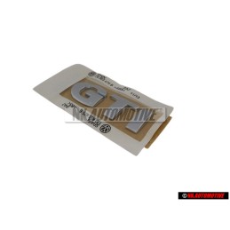Γνήσιο VW GTI Οπίσθιο Σήμα Έμβλημα Χρωμέ - 1J0853675B 739