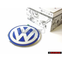 Γνήσιο VW Οπίσθιο Σήμα Έμβλημα Μπλέ Άσπρο - 1C0853630L 39A