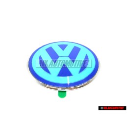 Γνήσιο VW Οπίσθιο Σήμα Έμβλημα Μπλέ Άσπρο - 1C0853630L 39A
