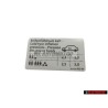 Γνήσιο VW Πινακίδα Για Πίεση Ελαστικών - 3C0010455M