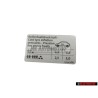 Γνήσιο VW Πινακίδα Για Πίεση Ελαστικών - 3C0010456