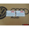 2x Γνήσιο AUDI Πινακίδα 'Αλάρμ - 443010026J