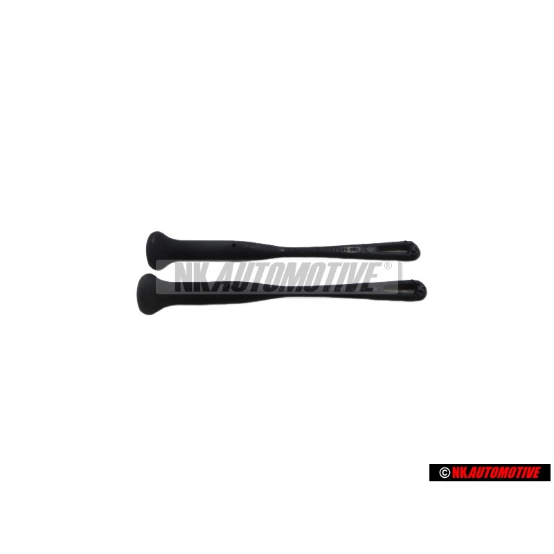 2x Γνήσιο VW Ράβδος Έλξης Σατινέ Μαύρο - 1H0885683 B41