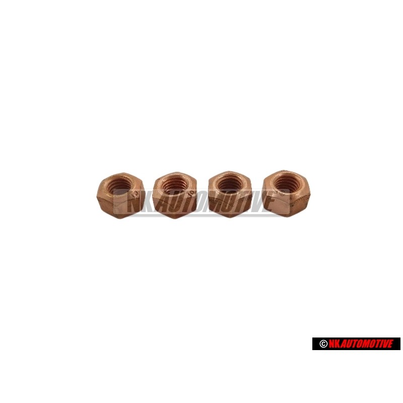 4x Γνήσιο VW Εξάγ Παξιμάδι Αυτασφαλιζόμενο - N 0221464