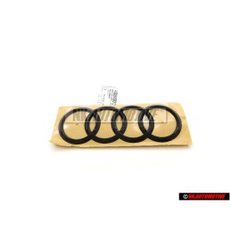 Γνήσιο Audi Δαχτυλίδια Οπίσθιο Σήμα Έμβλημα Μάυρο - 8U0853742B T94