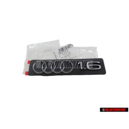 Γνήσιο Audi Σήμα Έμβλημα Κάλυψης Κινητήρα Μάυρο Χρωμέ - 06A103932Q