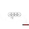 Γνήσιο Audi Δαχτυλίδια Οπίσθιο Σήμα Έμβλημα Χρωμέ - 8F0853742A 2ZZ