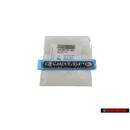 Γνήσιο Audi QUATTRO Οπίσθιο Σήμα Έμβλημα Μάυρο Χρωμέ - 4G8853737 2ZZ