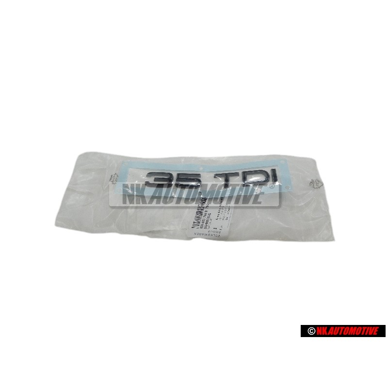 Γνήσιο Audi 35 TDI Οπίσθιο Σήμα Έμβλημα Μάυρο - 83A853744B T94