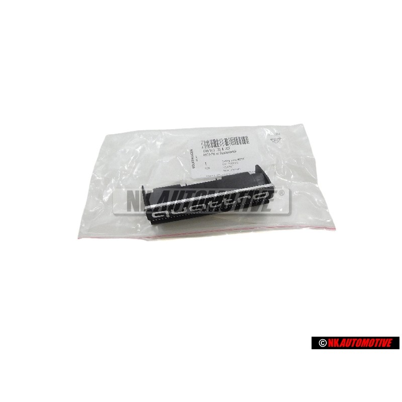 Γνήσιο Audi QUATTRO Οπίσθιο Σήμα Έμβλημα Μάυρο Χρωμέ - 8V0853736A 2ZZ
