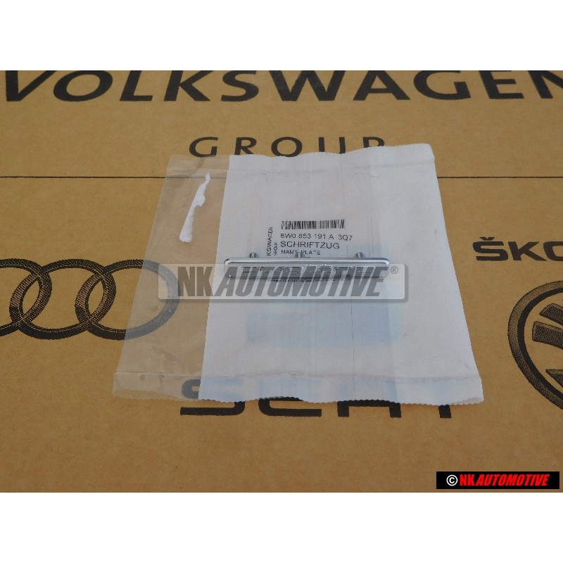 Γνήσιο Audi QUATTRO Σήμα Έμβλημα Ταμπλό Χρωμέ - 8W0853191A 3Q7