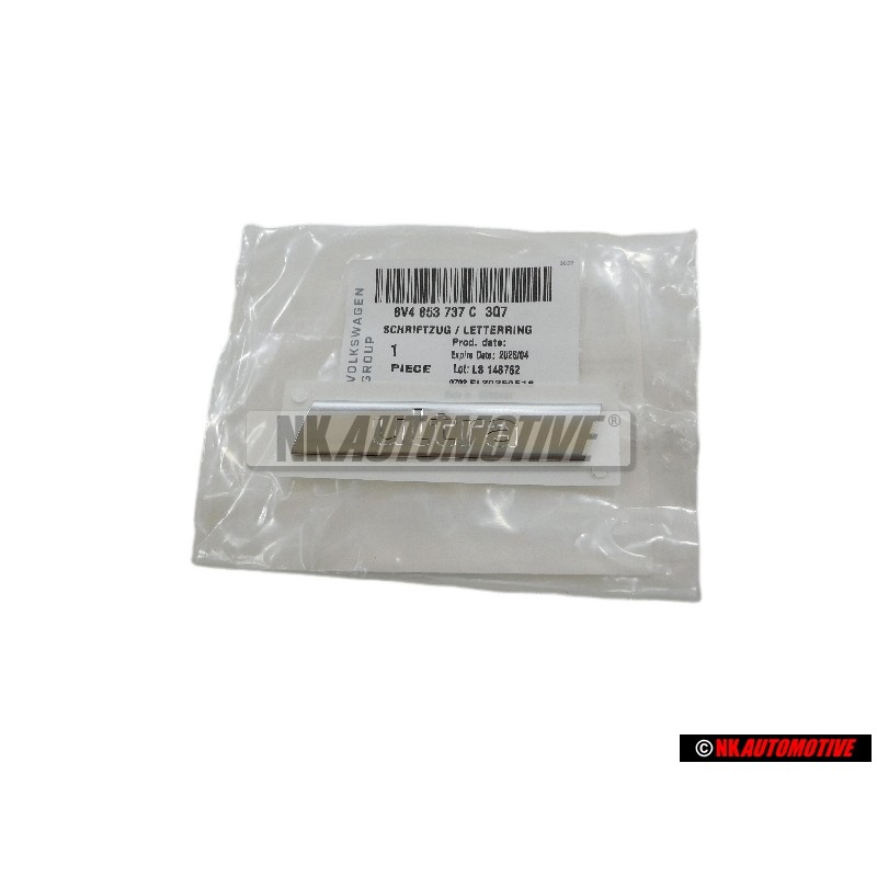Γνήσιο Audi ULTRA Οπίσθιο Σήμα Έμβλημα Χρωμέ - 8V4853737C 3Q7