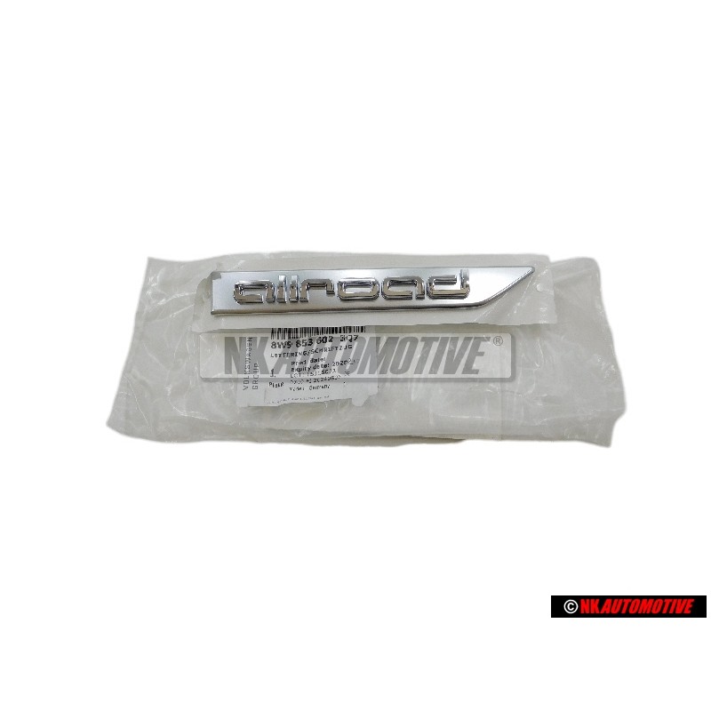 Γνήσιο Audi ALLROAD Πλαϊνό Σήμα Έμβλημα Χρωμέ Δεξιά - 8W9853602 3Q7