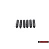 6x Γνήσιο VW Καπάκι Σατινέ Μαύρο - 311867649 01C