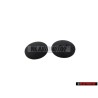 2x Γνήσιο VW Κουμπί Σατινέ Μαύρο - N 9009360101C