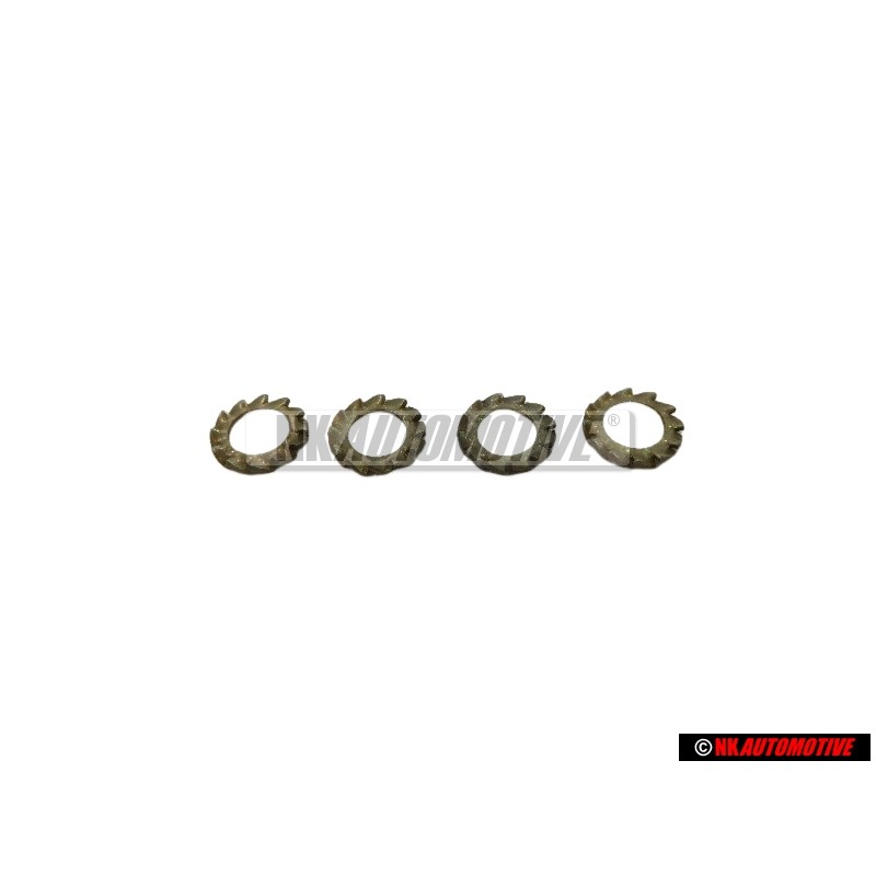 4x Γνήσιο VW Ροδέλα Με Πτυχές - N 0121053