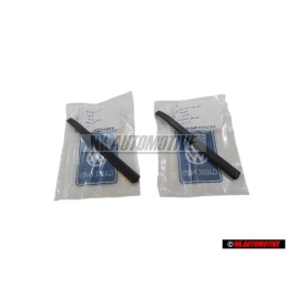 2x Γνήσιο VW Διάφραγμα Για Χειρολαβή Πόρτας Σατινέ Μαύρο - 857837239 01C