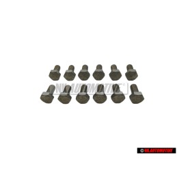 12x Γνήσιο VW Βίδα Με Εξαγωνική Κεφαλή - N 01021226
