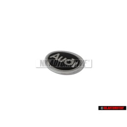Γνήσιο Audi Πλαϊνό Σήμα Έμβλημα Μάυρο Χρωμέ - 4A0853621 2ZZ